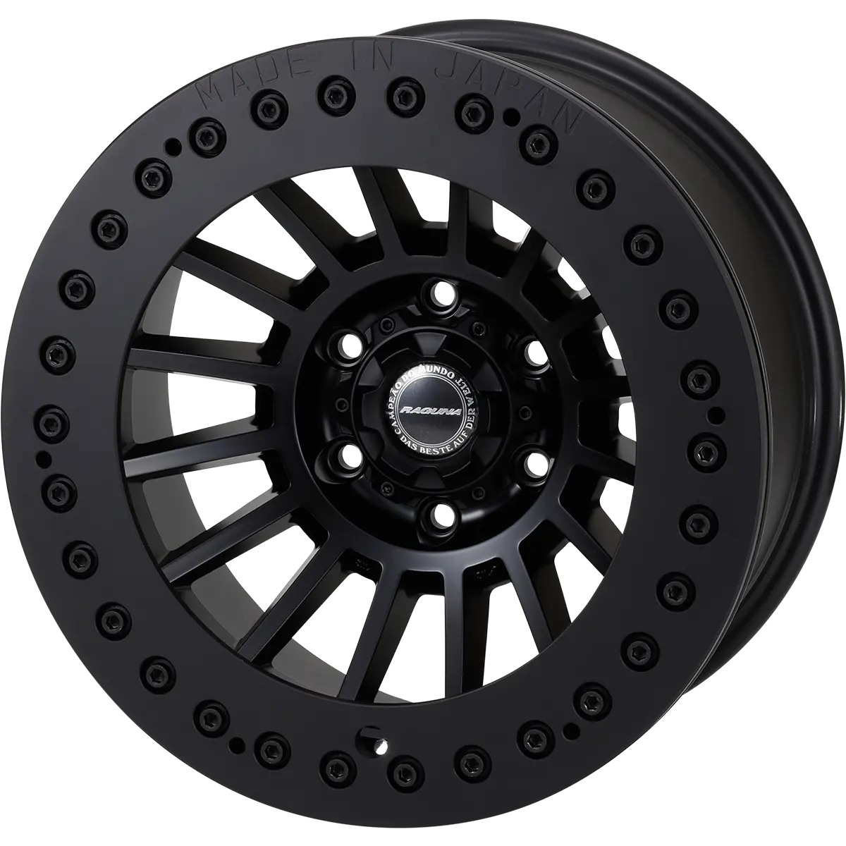 Desert Racer Beadlock JP SOLID BLACK & SOLID BLACK