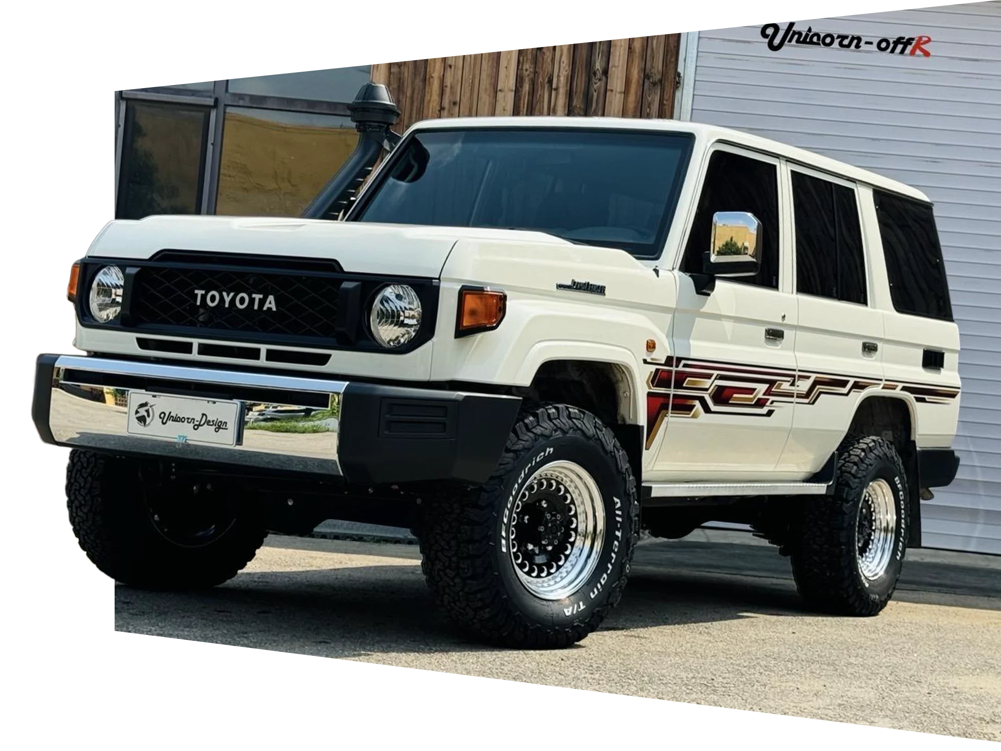 ランドクルーザーにD-Force FORGEDを装着した車両