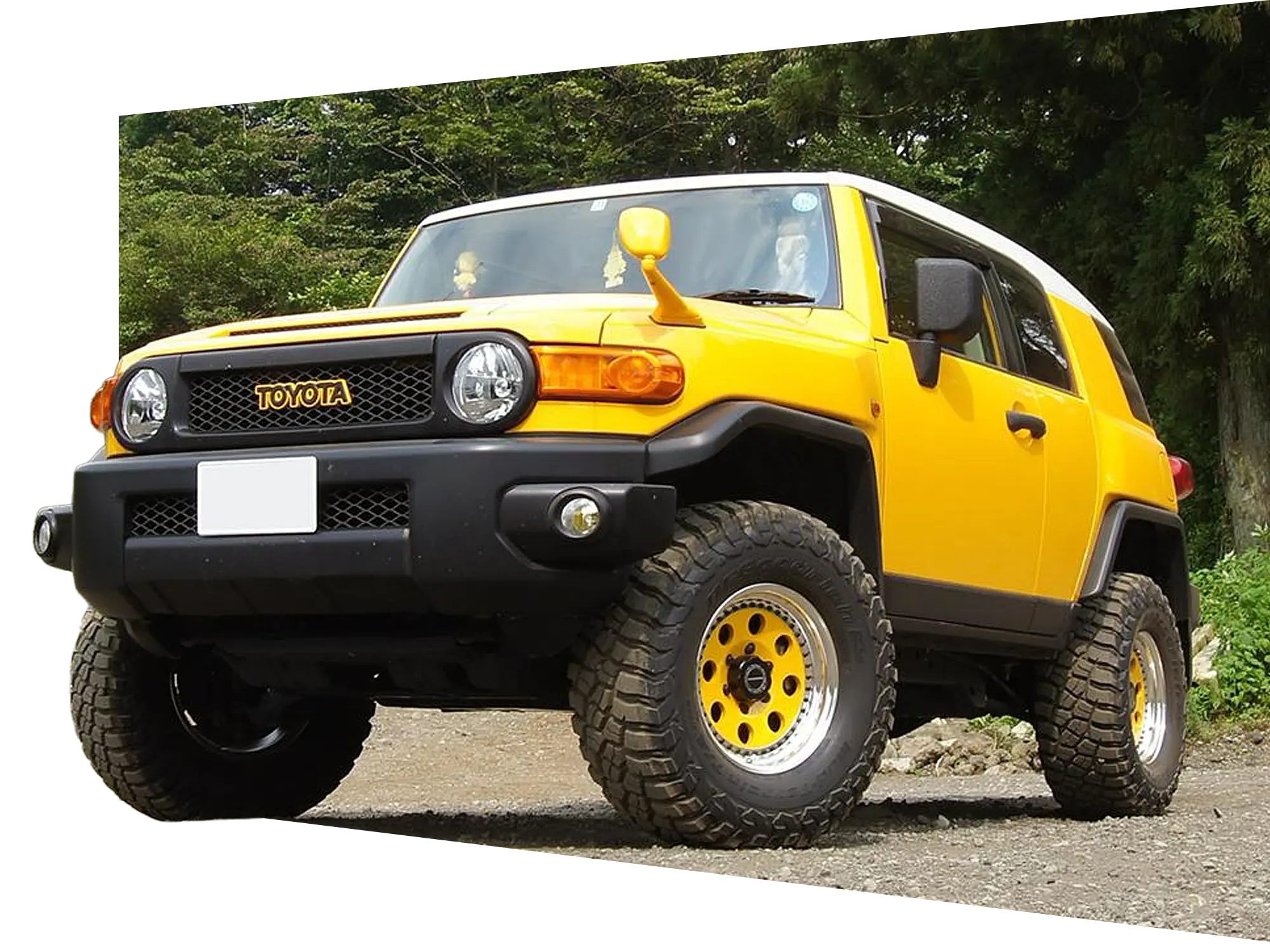 FJクルーザーにOffroader IIを装着した車両